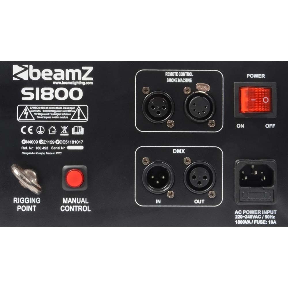 BeamZ PRO S1800 Smoke Machine DMX Horizontal/Vertical - Image 3