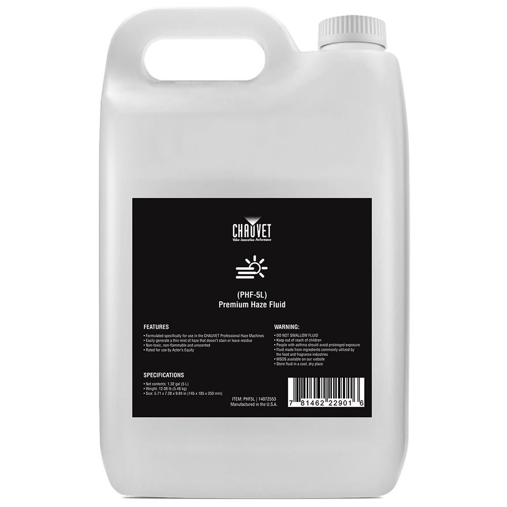 Chauvet Pro PHF-5L Premium Haze Fluid